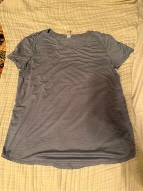 90 Degree By Reflex Soft Light Blue Short Sleeve Tee